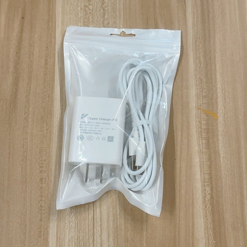 ملائم لرأس شحن Vivo33W X30/X50/X60Pro شحن فلاش سريع S7/S9 هاتف محمول رأس شحن سريع مزدوج المحرك - Image 1